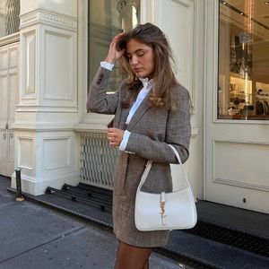 &OtherStories Cropped Tailored Blazer & Fitted Mini Skirt (Size 38 Sold as set)